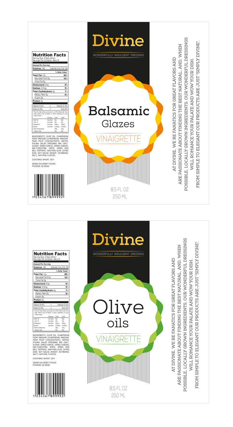 Packaging Design by Imaginativ for Divine Gourmet Foods | Design #15724134