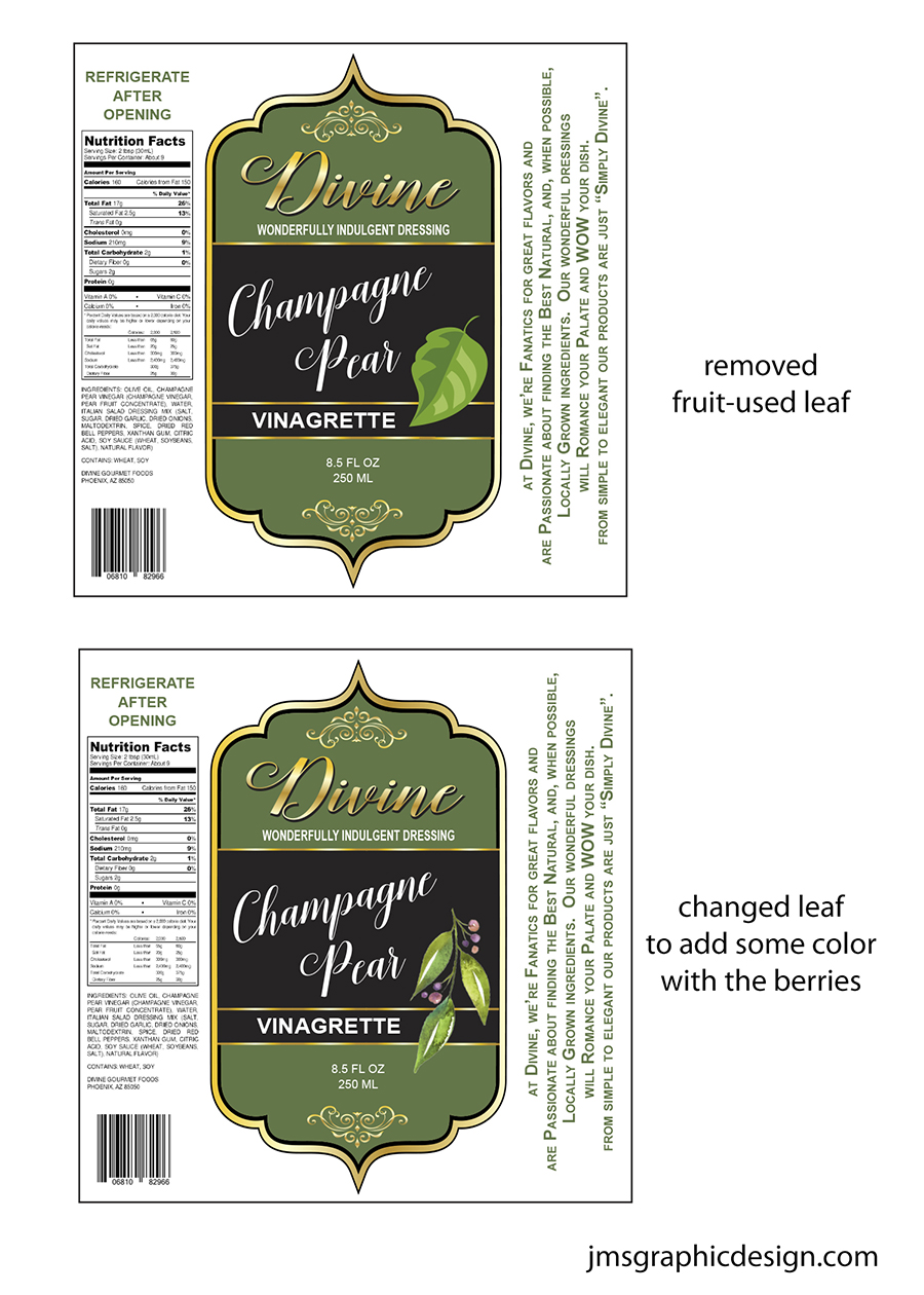 Packaging Design by jmsgraphicdesign for Divine Gourmet Foods | Design #15758060