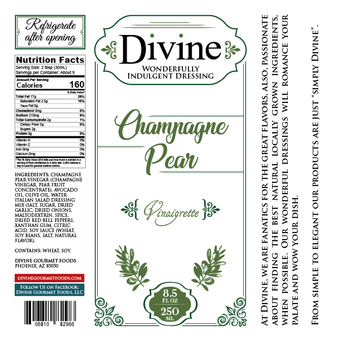 Packaging Design by La Rata Web for Divine Gourmet Foods | Design #15726220