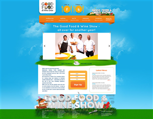 Major Australian Food and Wine Event Web Design Project | Web Design by artistraman
