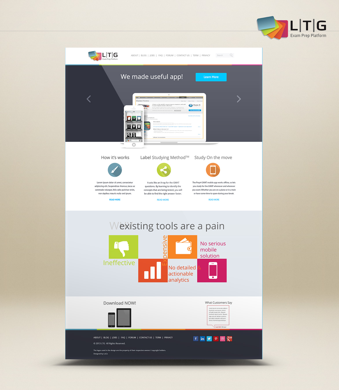 Web Design by LuCa for this project | Design #2644656