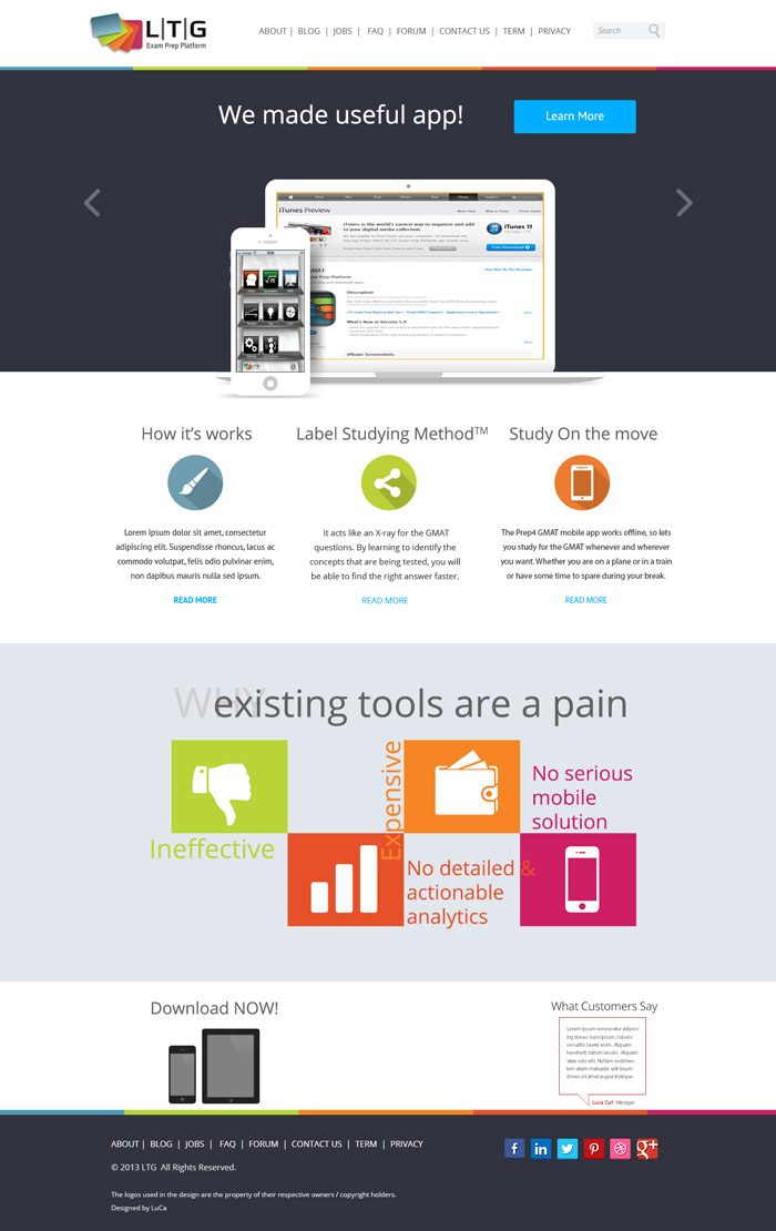 Web Design by LuCa for this project | Design #2644667