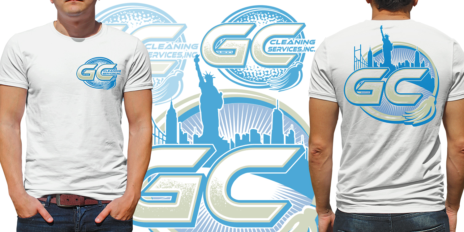 T-shirt Design by DCLA for GC Cleaning Services | Design #15760341
