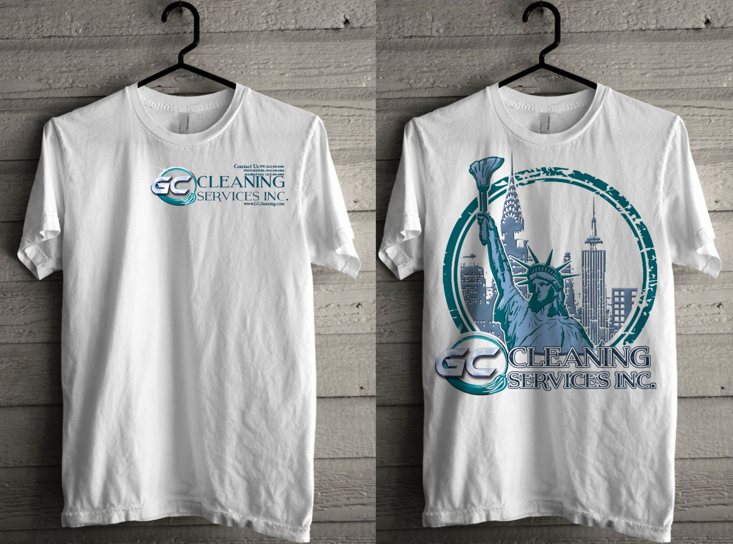 T-shirt Design by creative gravity for GC Cleaning Services | Design #15805694
