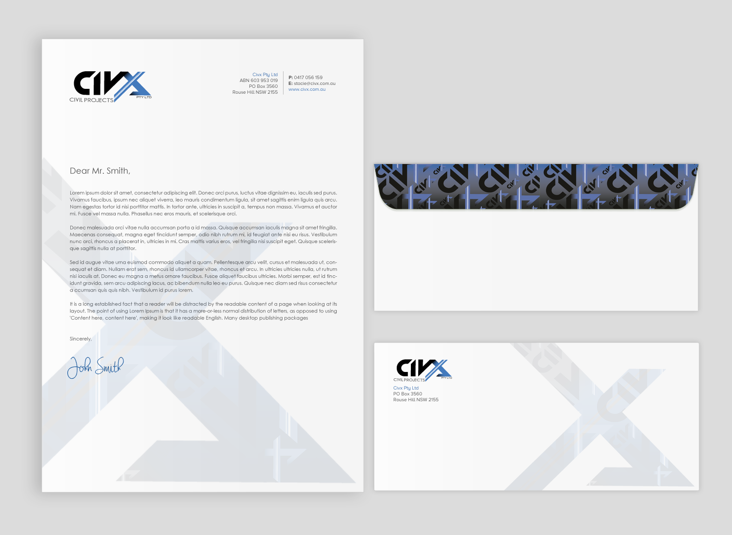 Diseño de Papelería por chandrayaan.creative para Civx Pty Ltd | Diseño #15734653