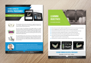 Dentist Seminar invite  please see .doc in attachments | Flyer-Design von alex989