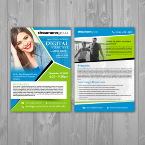 Dentist Seminar invite  please see .doc in attachments | Flyer Design by aspiremedia