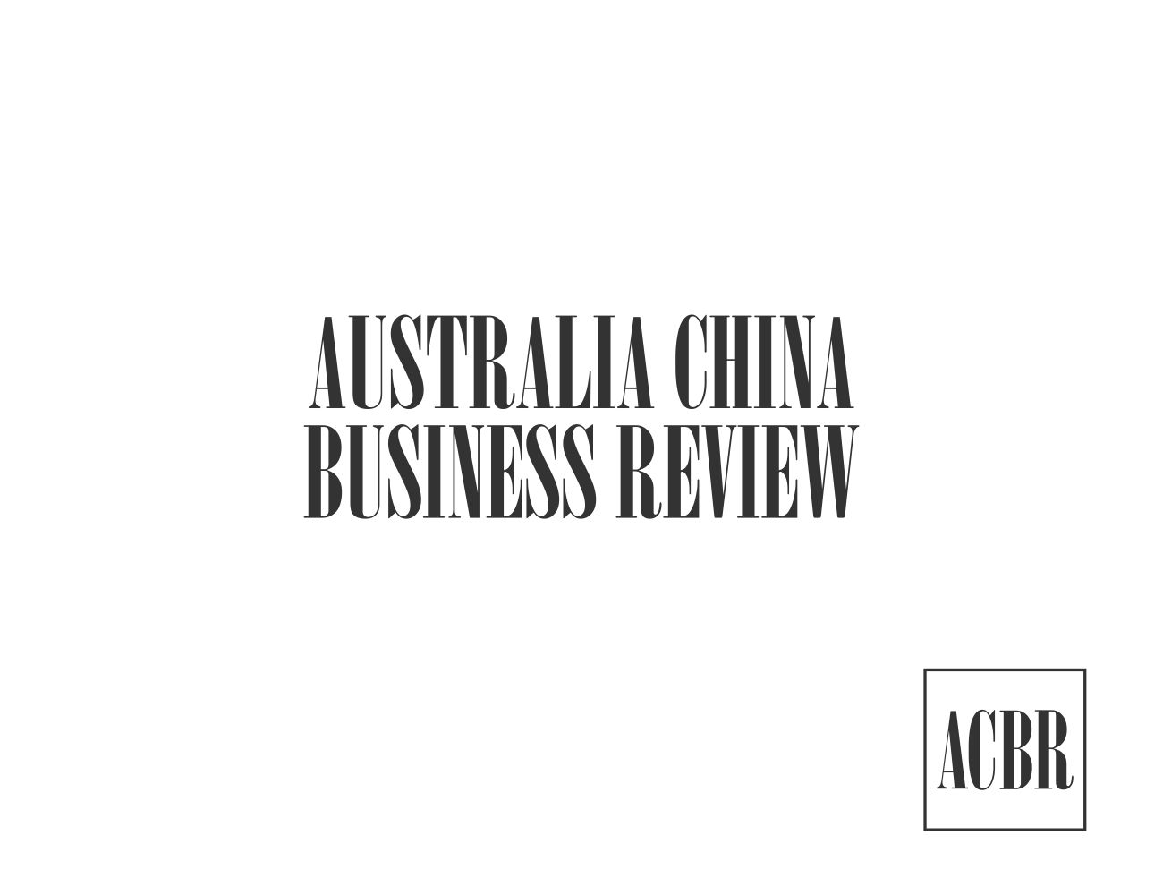 Logo Design by MOH Studio for Australia China Business Review | Design #15729990