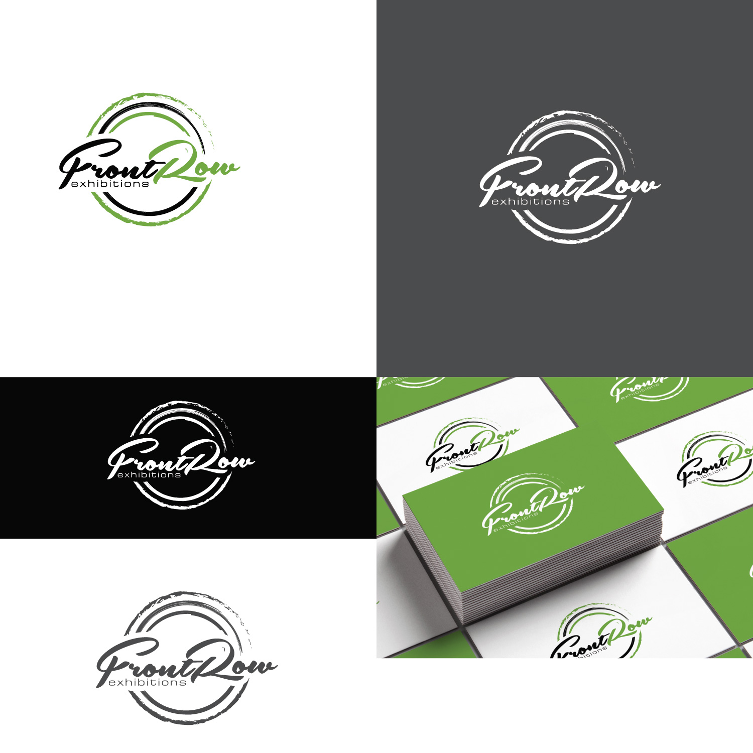 Logo Design by ErrAr for Front Row Exhibitions | Design #15727902