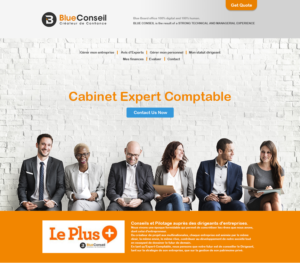 Web-Design von DesignFive für blue conseil | Design #15730799