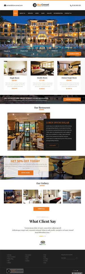 Web-Design von Deepak Diwan für blue conseil | Design #15734565