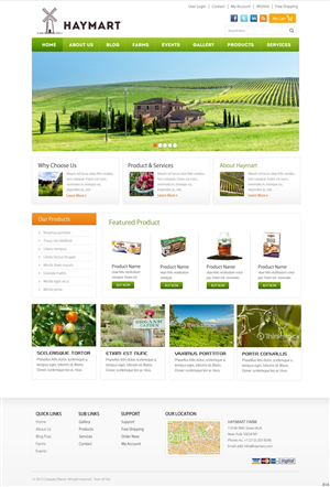Web Design by pb for this project | Design: #2621842