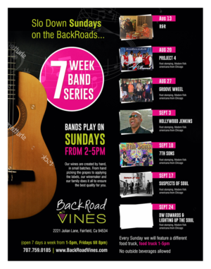 Flyer Design by D Creative for BackRoad Vines | Design: #15746959