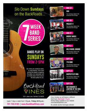 Flyer Design by D Creative for BackRoad Vines | Design: #15748429