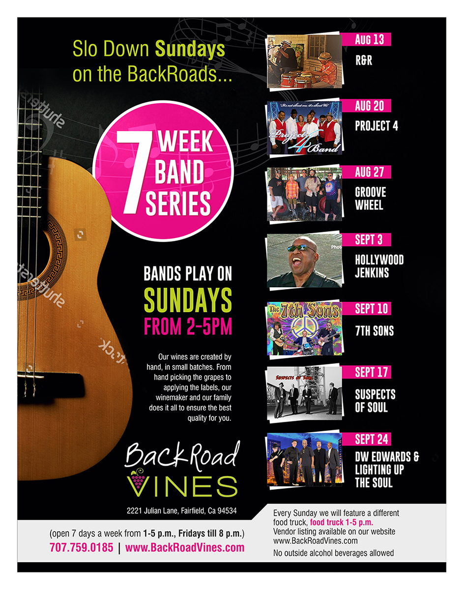 Design de Flyer par D Creative pour BackRoad Vines | Design #15748664