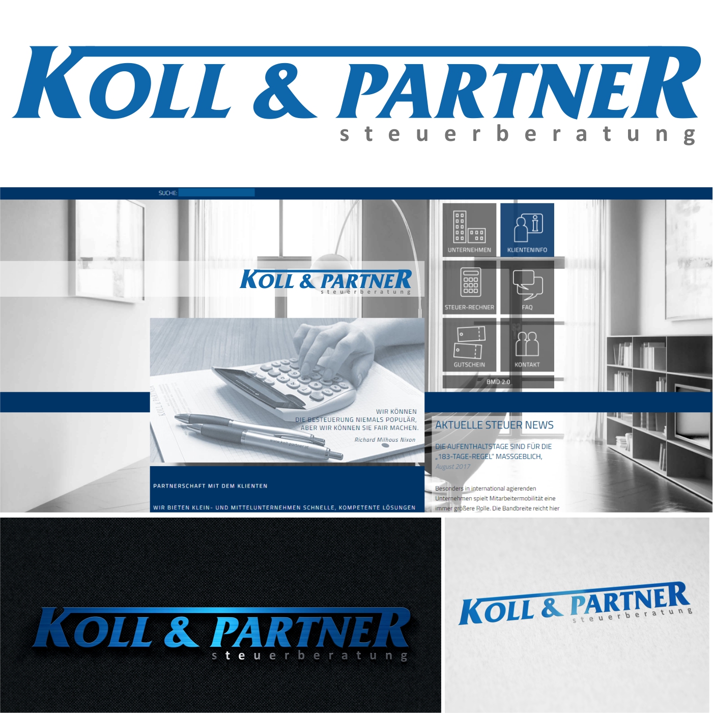 Logo Design by jrsgrafika for KOLL & PARTNER  | Design #15730257