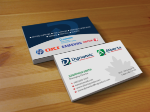 Diseño de Tarjeta de Presentación por Creations Box 2015 para Dynamic Office Products | Diseño: #15827084