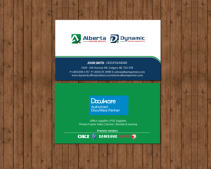 Diseño de Tarjeta de Presentación por Brand aid para Dynamic Office Products | Diseño: #15819998