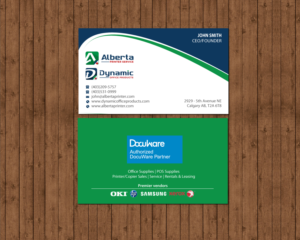 Diseño de Tarjeta de Presentación por Brand aid para Dynamic Office Products | Diseño: #15819999