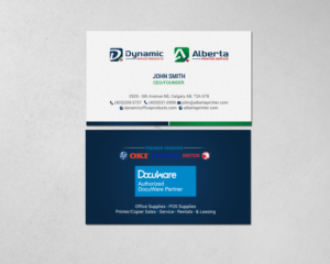 Diseño de Tarjeta de Presentación por chandrayaan.creative para Dynamic Office Products | Diseño: #15818753