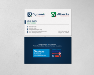 Diseño de Tarjeta de Presentación por chandrayaan.creative para Dynamic Office Products | Diseño: #15818755