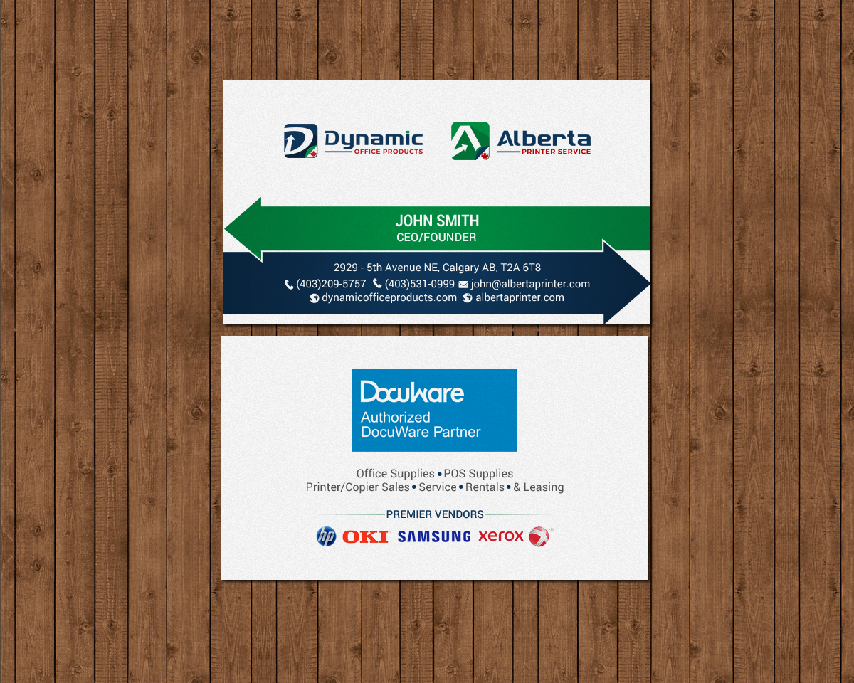 Business Card Design by chandrayaan.creative for Dynamic Office Products | Design #15818856