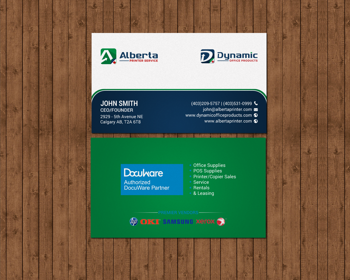 Business Card Design by chandrayaan.creative for Dynamic Office Products | Design #15819915