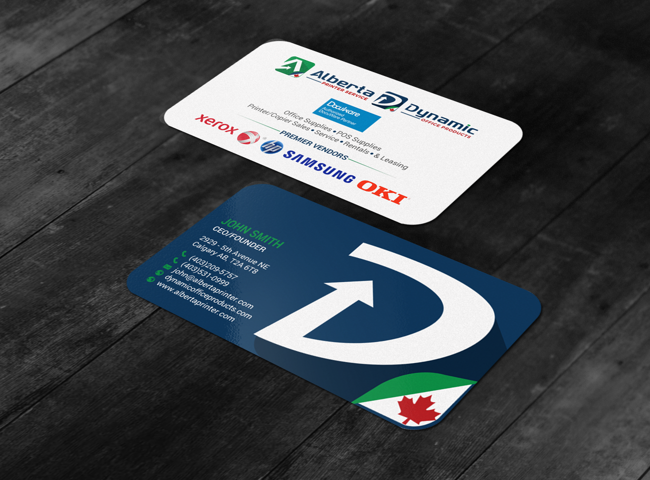 Diseño de Tarjeta de Presentación por chandrayaan.creative para Dynamic Office Products | Diseño #15830883