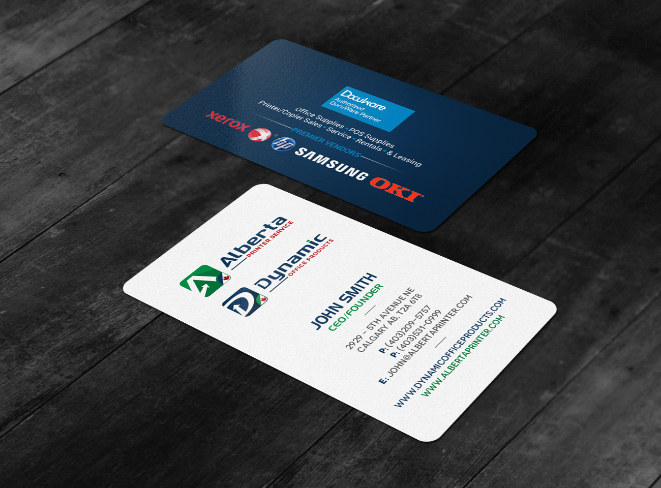 Diseño de Tarjeta de Presentación por chandrayaan.creative para Dynamic Office Products | Diseño #15830892