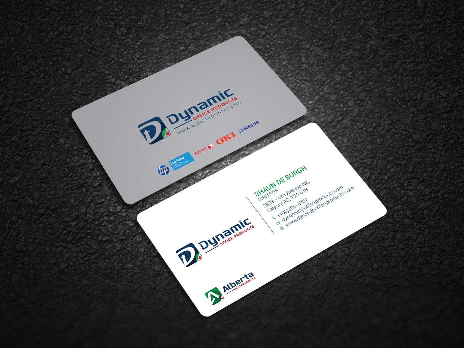 Diseño de Tarjeta de Presentación por Graphic Flame para Dynamic Office Products | Diseño #15866210