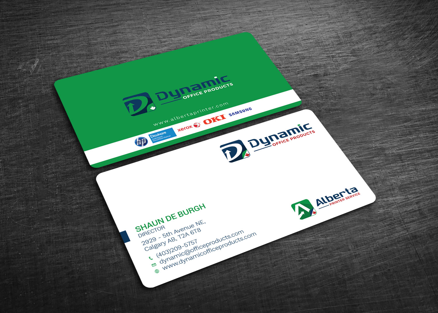 Diseño de Tarjeta de Presentación por Graphic Flame para Dynamic Office Products | Diseño #15866211