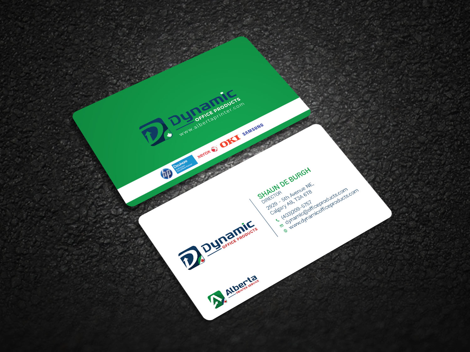 Diseño de Tarjeta de Presentación por Graphic Flame para Dynamic Office Products | Diseño #15866214