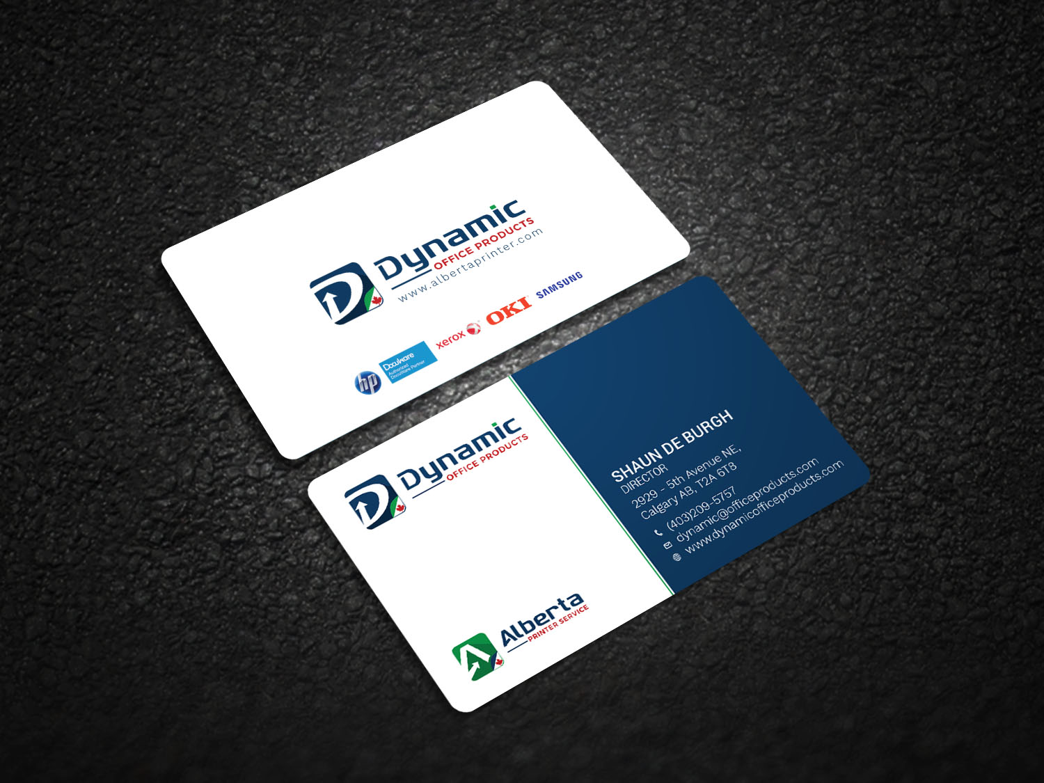 Diseño de Tarjeta de Presentación por Graphic Flame para Dynamic Office Products | Diseño #15866220