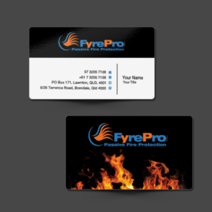 Business Card Design by Pixi Dust for Fyre Pro Aus | Design: #15737432