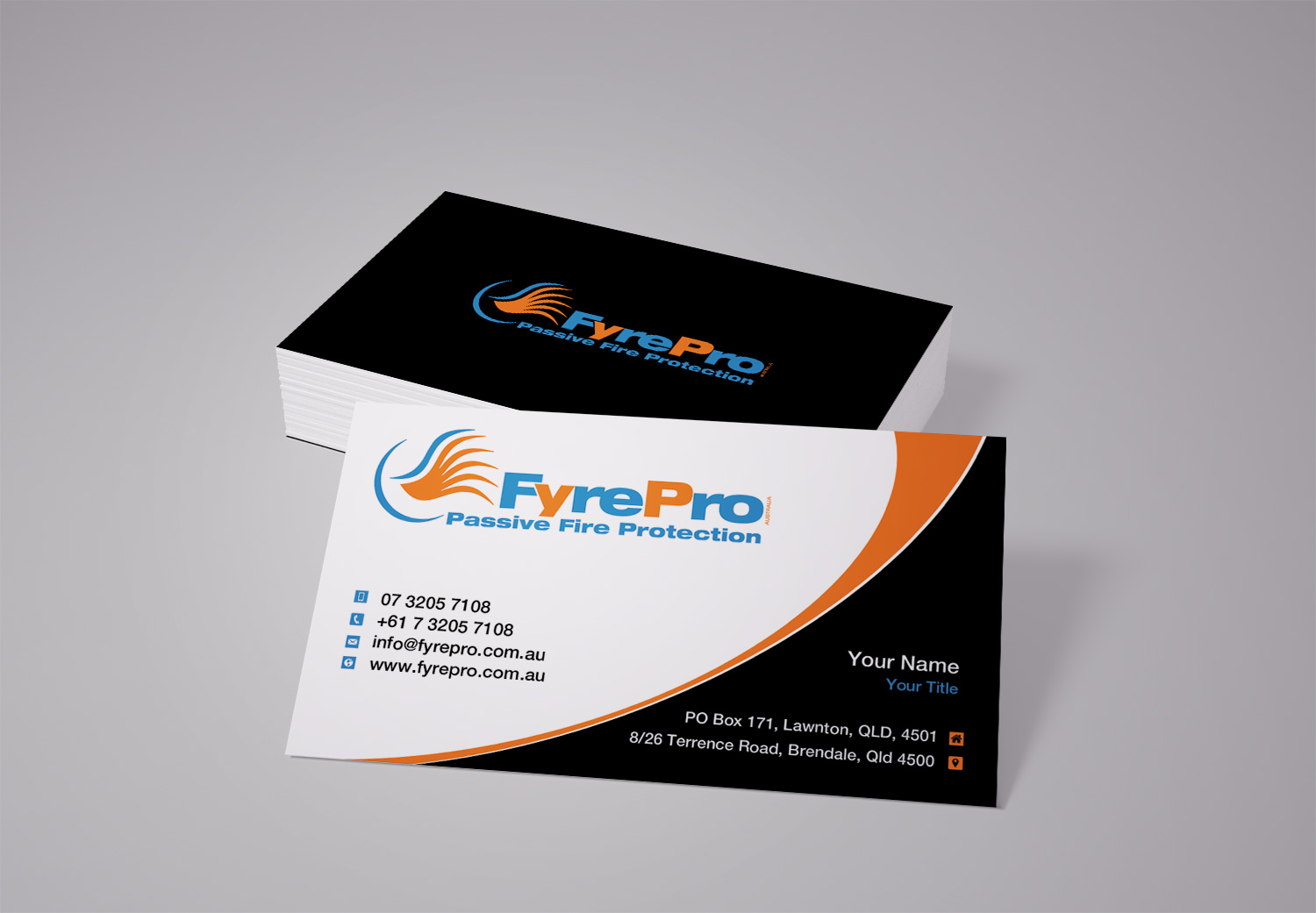 Business Card Design by Pixi Dust for Fyre Pro Aus | Design #15737433