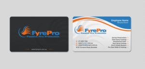 Business Card Design by INDIAN_Ashok for Fyre Pro Aus | Design: #15769509