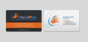 Business Card Design by INDIAN_Ashok for Fyre Pro Aus | Design: #15770949