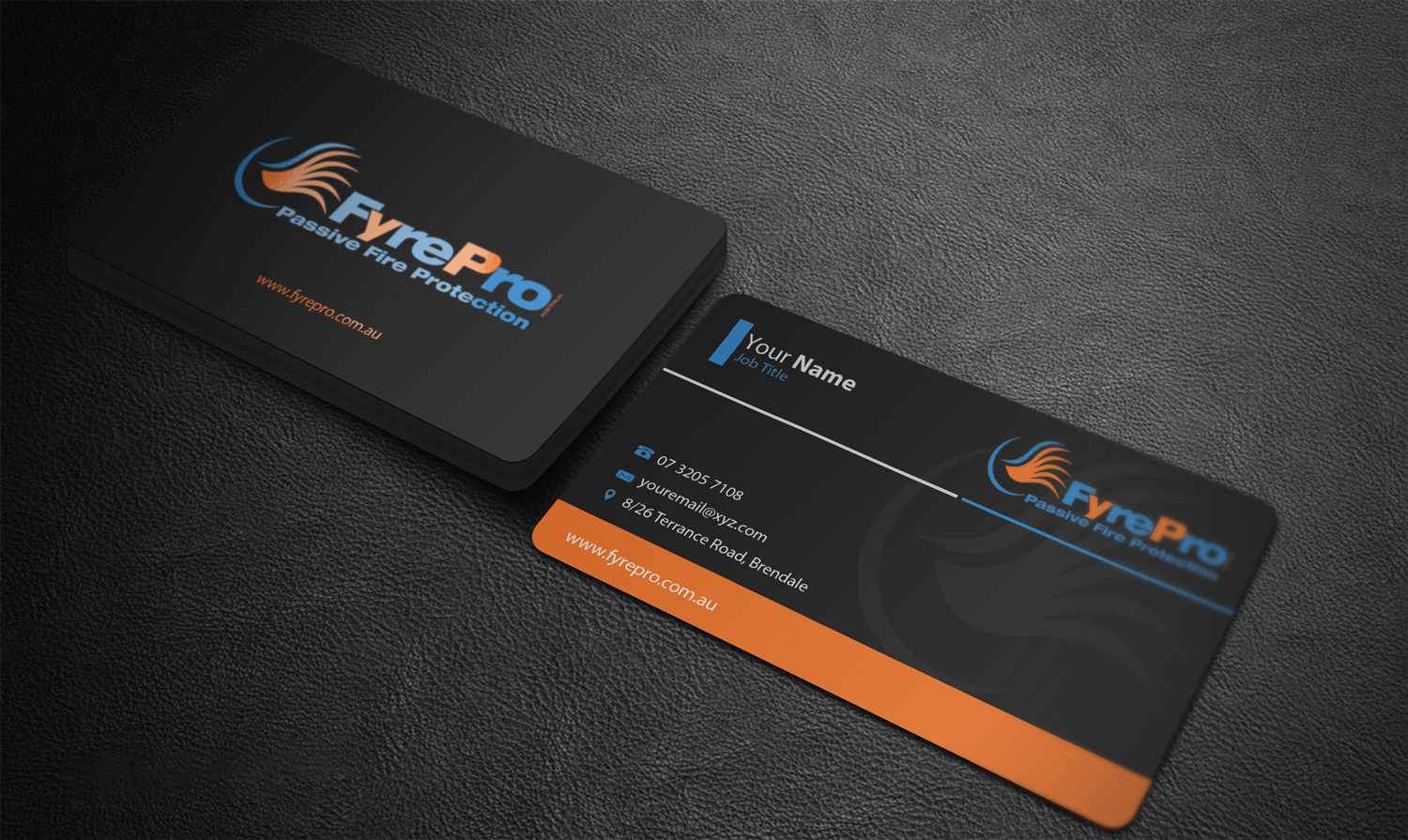 Business Card Design by Riz' for Fyre Pro Aus | Design #15727954