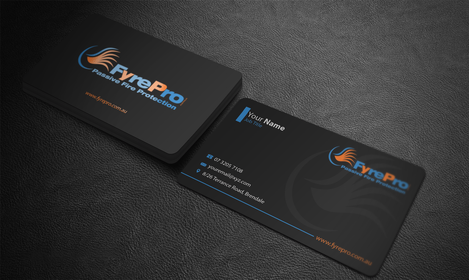 Business Card Design by Riz' for Fyre Pro Aus | Design #15731021