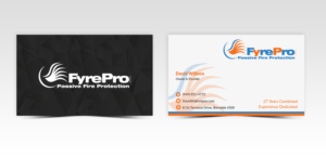 Business Card Design by Pointless Pixels India for Fyre Pro Aus | Design: #15730479