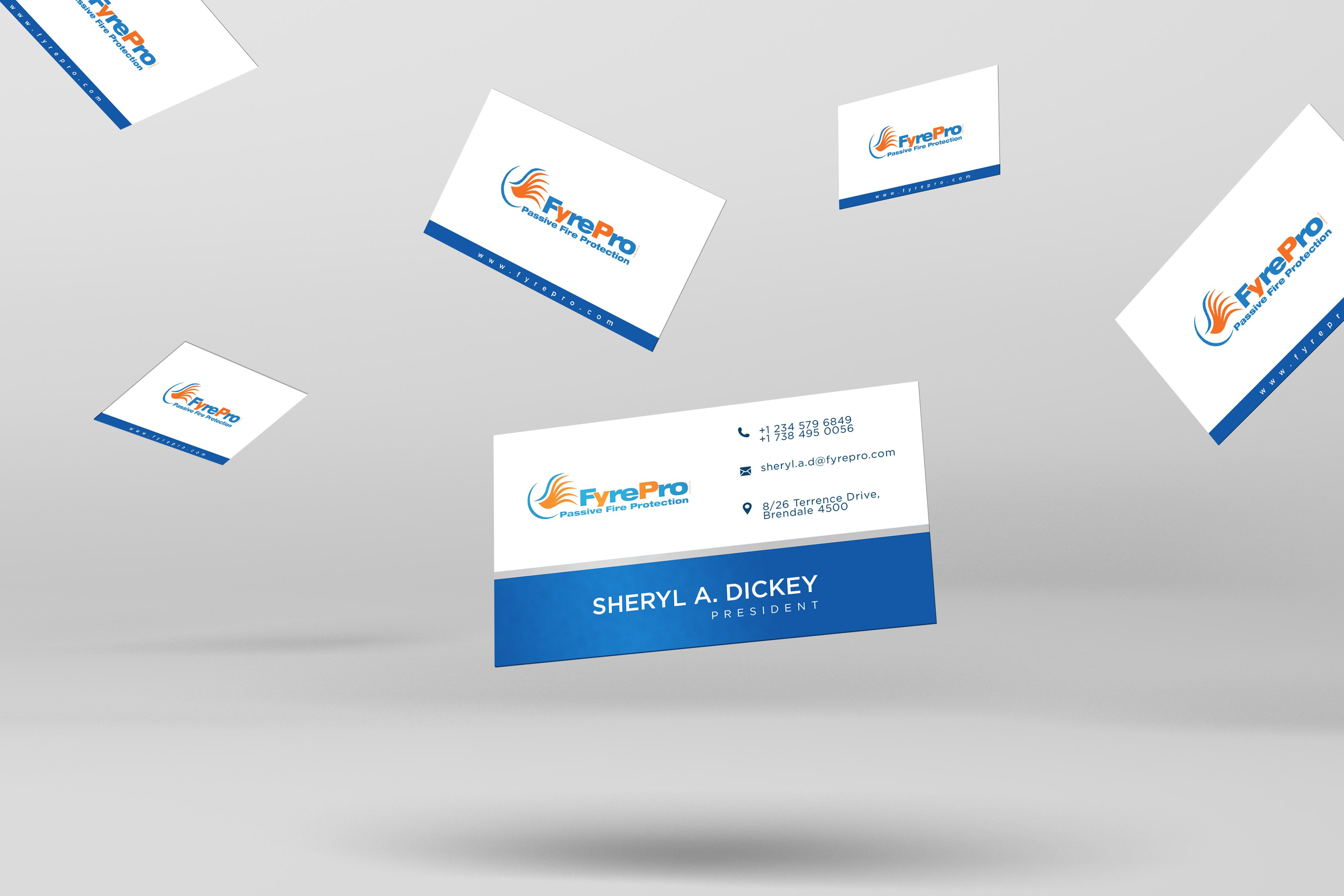 Business Card Design by Aksoona for Fyre Pro Aus | Design #15748595