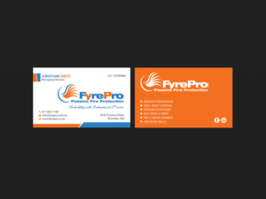 Business Card Design by Creations Box 2015 for Fyre Pro Aus | Design: #15738042