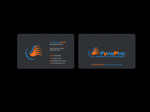 Business Card Design by Creations Box 2015 for Fyre Pro Aus | Design: #15748583