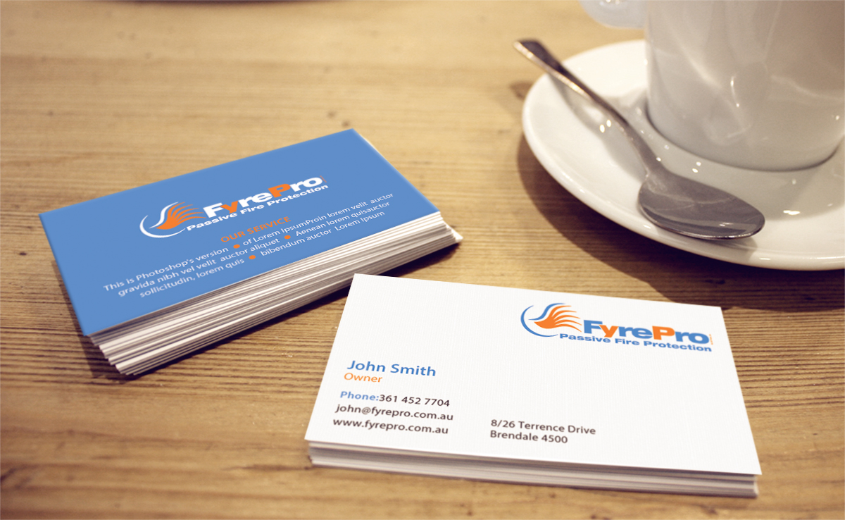 Diseño de Tarjeta de Presentación por phoenixx para Fyre Pro Aus | Diseño #15751581