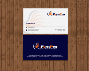 Business Card Design by chandrayaan.creative for Fyre Pro Aus | Design: #15731291
