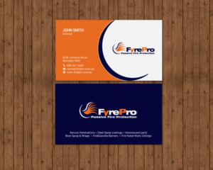 Business Card Design by chandrayaan.creative for Fyre Pro Aus | Design: #15731401