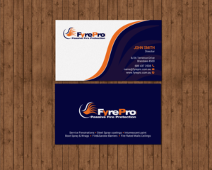 Business Card Design by chandrayaan.creative for Fyre Pro Aus | Design: #15731403