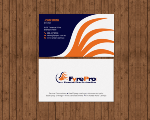 Business Card Design by chandrayaan.creative for Fyre Pro Aus | Design: #15731405