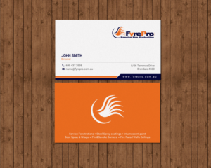 Business Card Design by chandrayaan.creative for Fyre Pro Aus | Design: #15732108
