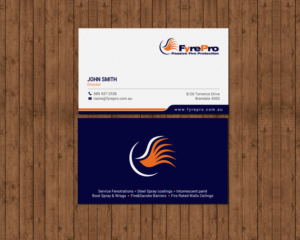 Business Card Design by chandrayaan.creative for Fyre Pro Aus | Design: #15732109